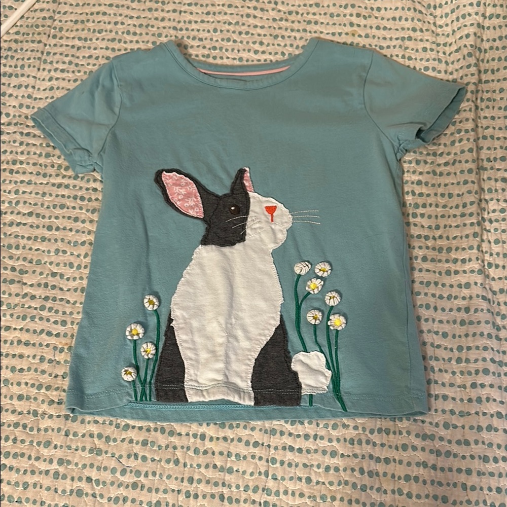 Mini Boden Spring Bunny Short Sleeve Tee